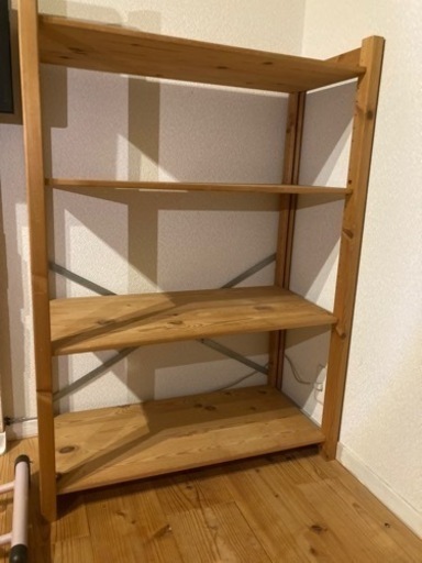 無印良品　　収納ラック・棚　パイン材ユニットシェルフ