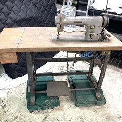 明日処分します ジャノメ 台付きミシン 商業用 通電動作確認 現状品