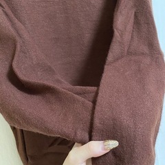 【数回着用】one way ミドル丈ニッボトルネック Mサイズの画像