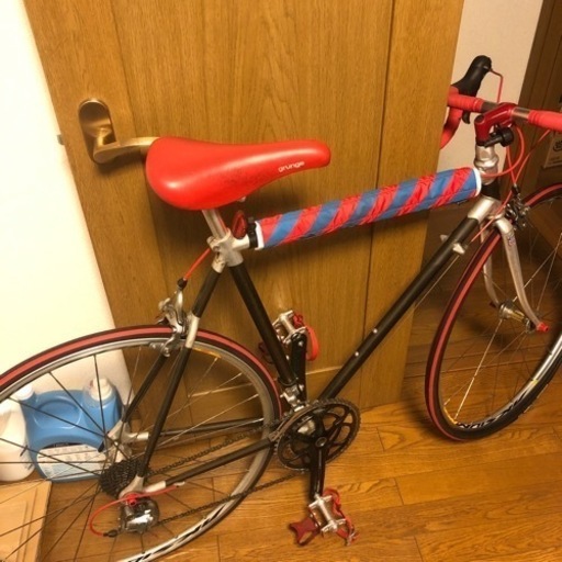 古いロード、トライアスロンバイク