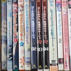 ★アニメ DVD 45本セット SAO ベルセルク　シャナ　イノセンスなど まとめ まとめて 大量　処分の画像