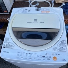 配送可能　東芝 全自動洗濯機 6kg グランホワイト AW-6G...