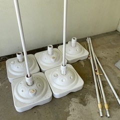 のぼり立て台　　のぼりスタンド5セット