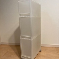 無印　ポリプロピレンストッカー3段