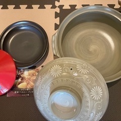 美品】土鍋　タジン鍋