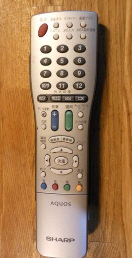 SHARP AQUOS TV 純正 リモコン GA434WJSA　中古