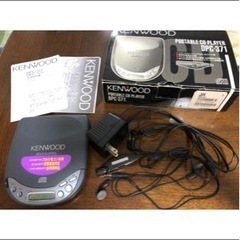 【お話中】KENWOOD ポータブルCDプレイヤー　超美品