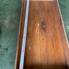 魚屋さんの木箱　横長の木箱　昔の物で雰囲気あります　商品陳列、道具入れ等にの画像