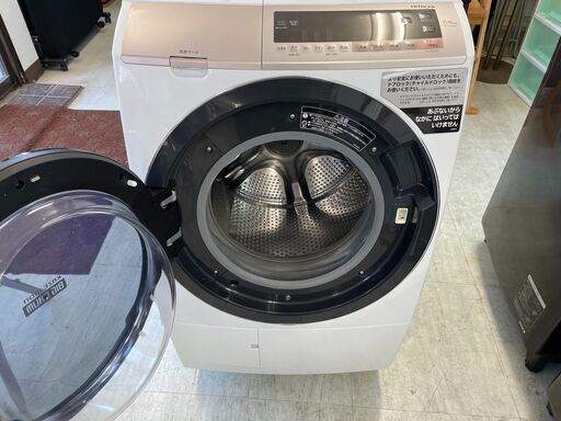 洗濯機の分解クリーニング行っています！配送設置込み　日立11Kドラム式洗濯乾燥機　2019年製　分解クリーニング済み！！