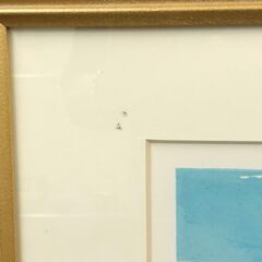 【額装】　絵画　リトグラフ　ブリッソーニ　「夜明け」　59/175　額：縦69.5㎝×横85㎝×厚み3㎝の画像