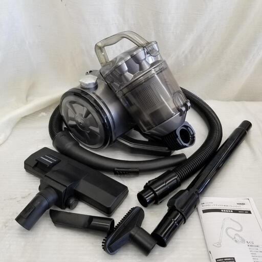 サイクロン掃除機 コード式 キャニスター型 紙パック不要 ゴミ捨て簡単　#3625