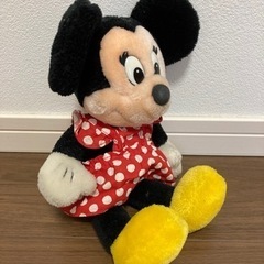 ぬいぐるみ　ミニーマウス　ディズニーの画像