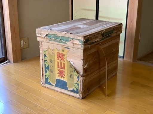 昭和レトロな茶箱