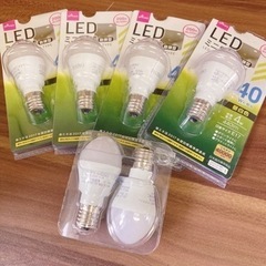 【ほぼ未使用】LEDミニ電球（砲弾型）
