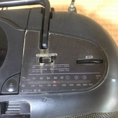 ラジカセ（CD不可）無料でお譲りいたします。の画像