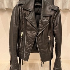 BALENCIAGA レザーダブルライダースジャケット バレンシアガ