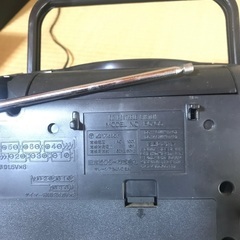 ラジカセ（CD不可）無料でお譲りいたします。の画像