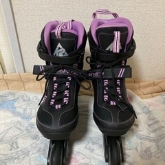 美品　ローラーブレード　プロテクターセット24cm 