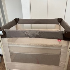 ココネルエアー   マットレス、ベビーベッド収納ラック付き