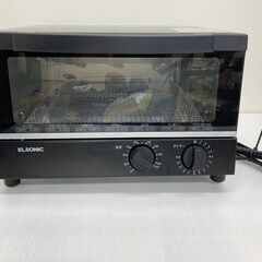 【レガストック川崎本店】エルソニック オーブントースター　12L　1200W　ブラック EGOT120-Bの画像