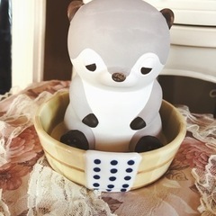 かわうそ　加湿器　陶器