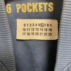 Lサイズ MM6 ネイビー ブルゾンの画像