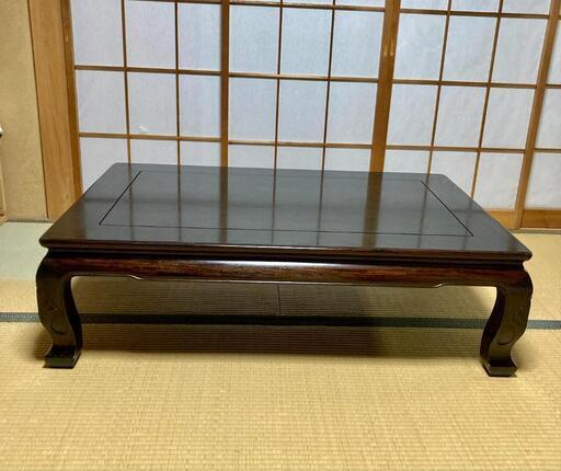 紫檀　座卓　唐木指物　ローテーブル　和家具