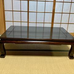 紫檀　座卓　唐木指物　ローテーブル　和家具