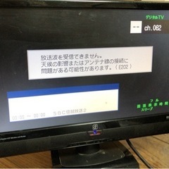 16型テレビ　アンテナなし　ジャンクの画像