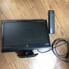 16型テレビ　アンテナなし　ジャンク