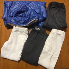 120男の子 冬ものセット ユニクロ Right-on   フリースパジャマの画像