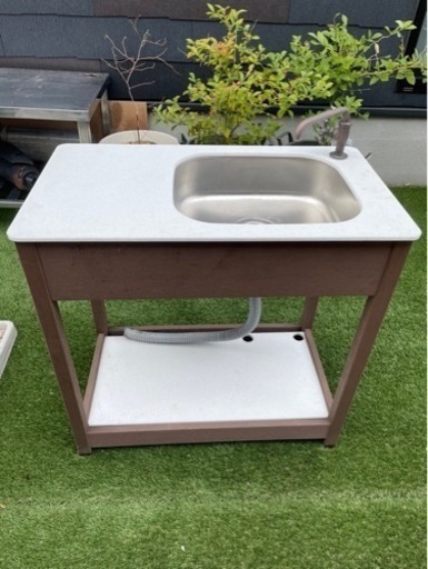 オシャレ屋外シンク
