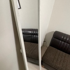 ニトリ スタンドミラー(アルブルワイド ホワイトウォッシュ)