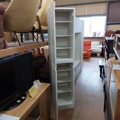 【愛品倶楽部柏店】　ニトリ　Nウォーレン１５０セット＆ウォーレン４０－２Ｄ　壁面ユニットキャビネット左右セット　白の画像
