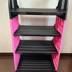 ミニーちゃん　おもちゃ収納　収納ラックの画像