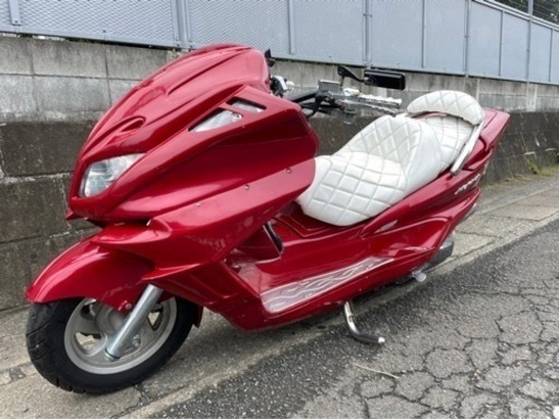 レッドカラー‼︎ 【YAMAHA マジェスティ】フルカスタム‼︎ スピーカー４発‼︎