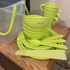 【LOGOS】キャンプ食器セットの画像