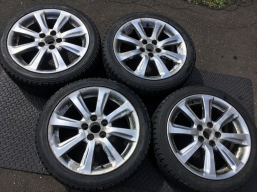 ゼロクラウン 18クラウン アスリート 純正ホイール18インチ スタッドレス付き