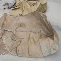 巨大11袋セット稲刈りもみ殻収穫袋 PART.2 検索用:コンバインハーベスタ保存袋収穫かご保管土のうカバー収穫バッグ収草袋の画像