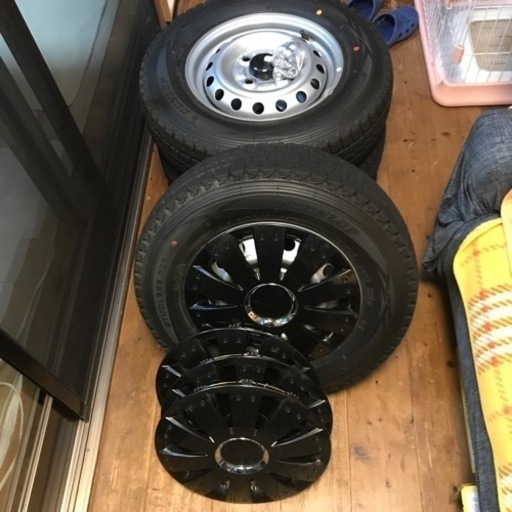 ハイゼットカーゴスチール製スタッドレスタイヤ