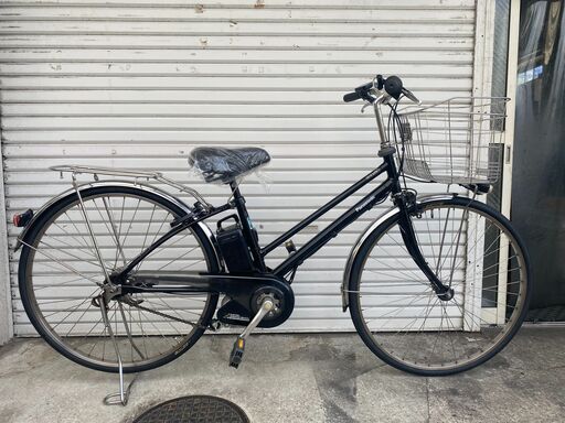 地域限定送料無料　パナソニック　ティモ　DX　16AH　内装5段変速　27インチ　黒　ナチュラ　アシスタ　神戸市　電動自転車