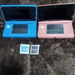 (お取引先が決まりました)3DS本体2台とカセット2本のセット