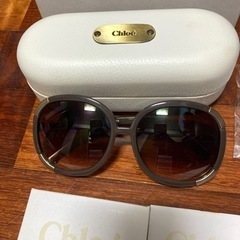 Chloe サングラス　ブラウン　茶色の画像