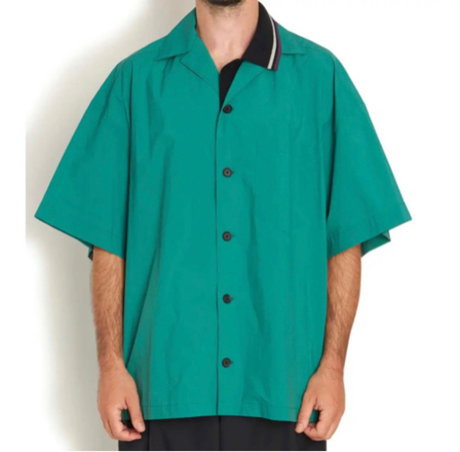 kolor 開襟シャツ グリーン 緑