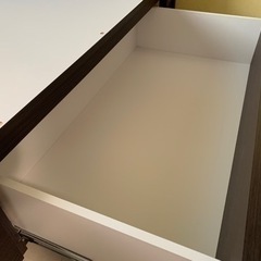 ダブルベッドフレーム ニトリ ヴァイン 深型 ダークウッド