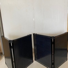 ポーダブル発電機　ソーラーパネル付きの画像