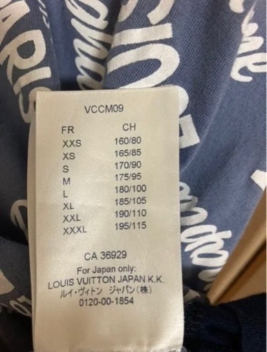★LOUIS VUITTON ルイヴィトン Mサイズ VネックプリントTシャツ★