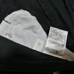 GU　ストレッチジーンズ　黒の画像