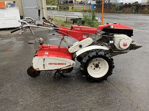 軽トラ貸し出しあり 現物確認歓迎 アフターケアも安心 本格的農作業に 整備済 三菱 8.5馬力 耕運機 管理機 MR95 前6/後2速