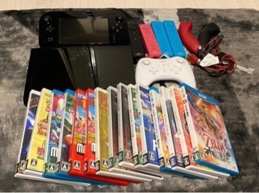 値段交渉相談応じます！任天堂Wii U箱付きとソフト14種類